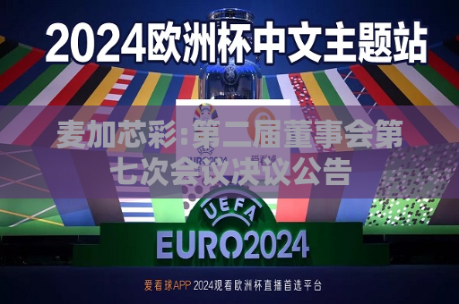 麦加芯彩:第二届董事会第七次会议决议公告  第1张