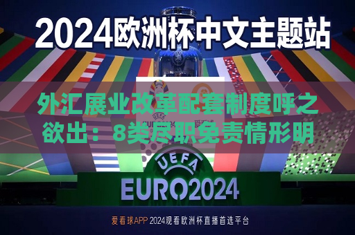 外汇展业改革配套制度呼之欲出：8类尽职免责情形明确  第1张