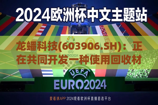 龙蟠科技(603906.SH)：正在共同开发一种使用回收材料的低成本磷酸铁锂正极材料产品