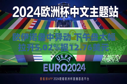欧伊诺盘中异动 下午盘大幅拉升5.02%报12.76美元  第1张