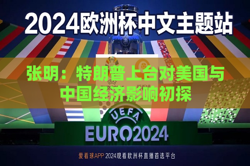 张明：特朗普上台对美国与中国经济影响初探  第1张