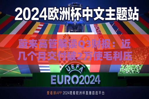 蔚来高管解读Q3财报：近几个月交付破2万使毛利压力很大 10月销量下降是主动行为  第1张