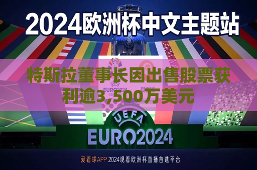 特斯拉董事长因出售股票获利逾3,500万美元  第1张