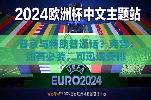 普京与特朗普通话？克宫：如有必要，可迅速安排  第1张