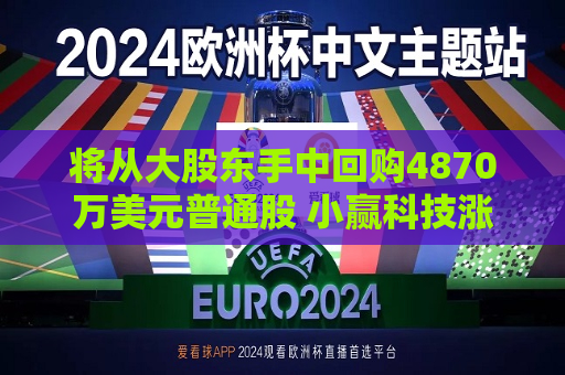 将从大股东手中回购4870万美元普通股 小赢科技涨逾7%