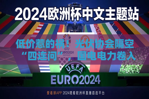 低价惹的祸！光伏协会隔空“四连问”，国电电力卷入其中