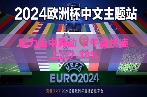 宏力盘中异动 下午盘快速上涨7.38%