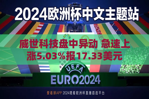 威世科技盘中异动 急速上涨5.03%报17.33美元  第1张