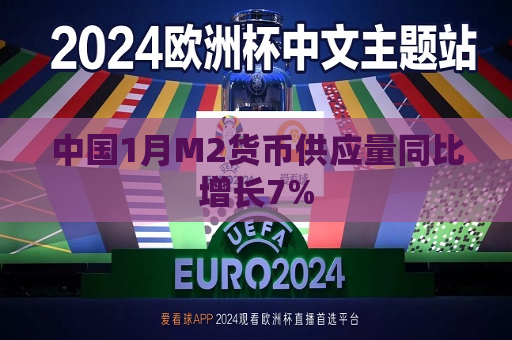 中国1月M2货币供应量同比增长7%