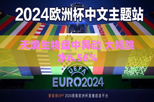 天境生物盘中异动 大幅跳水6.56%