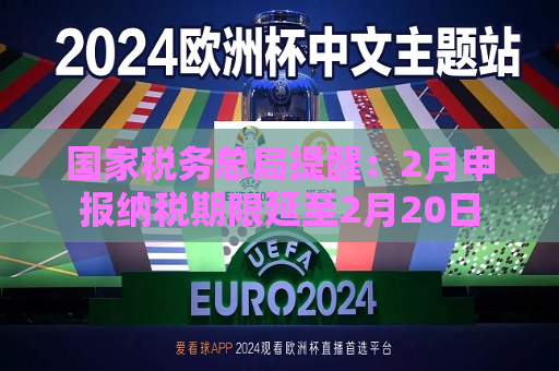 国家税务总局提醒：2月申报纳税期限延至2月20日