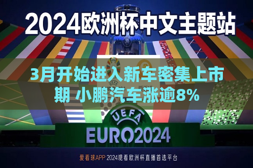 3月开始进入新车密集上市期 小鹏汽车涨逾8%