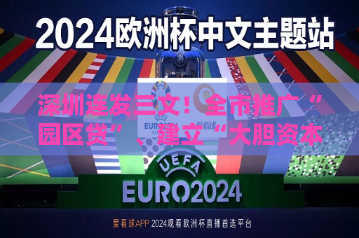 深圳连发三文！全市推广“园区贷”、建立“大胆资本”容错机制