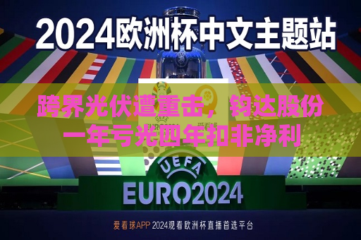 跨界光伏遭重击，钧达股份一年亏光四年扣非净利