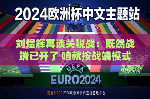 刘煜辉再谈关税战：既然战端已开了 咱就按战端模式去应对就是