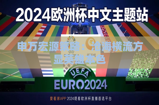 申万宏源策略：沧海横流方显英雄本色  第1张