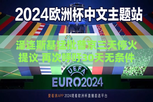 泽连斯基猛批普京三天停火提议 再次呼吁30天无条件停火  第1张