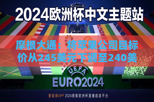 摩根大通：将苹果公司目标价从245美元下调至240美元  第1张