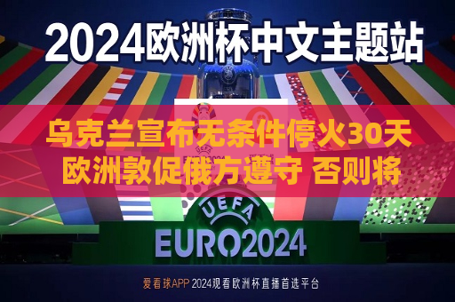 乌克兰宣布无条件停火30天 欧洲敦促俄方遵守 否则将施加新制裁