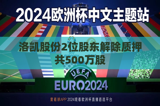 洛凯股份2位股东解除质押共500万股