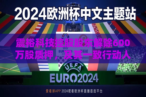 震裕科技控股股东解除600万股质押，及其一致行动人累计质押1966万股