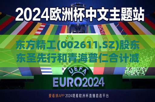 东方精工(002611.SZ)股东东圣先行和青海普仁合计减持142.45万股  第1张