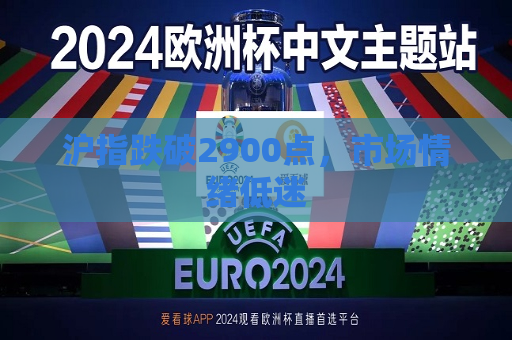 沪指跌破2900点，市场情绪低迷