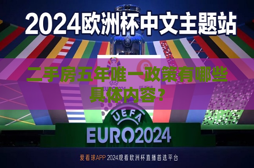 二手房五年唯一政策有哪些具体内容？  第1张