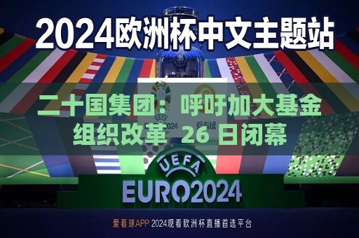 二十国集团：呼吁加大基金组织改革  26 日闭幕