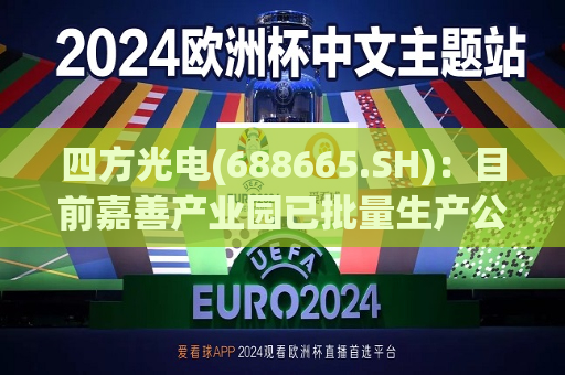 四方光电(688665.SH)：目前嘉善产业园已批量生产公司超声波燃气表及其模组等产品