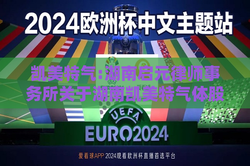 凯美特气:湖南启元律师事务所关于湖南凯美特气体股份有限公司2024年第二次临时股东大会的法律意见书