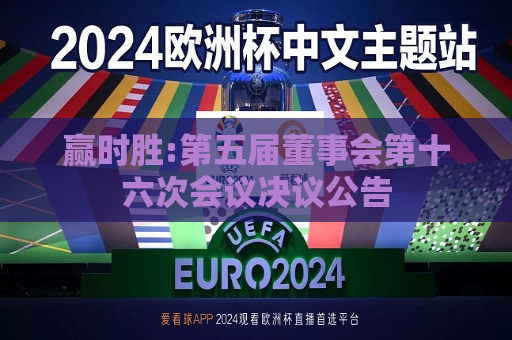 赢时胜:第五届董事会第十六次会议决议公告  第1张