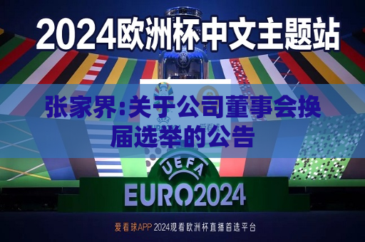 张家界:关于公司董事会换届选举的公告  第1张