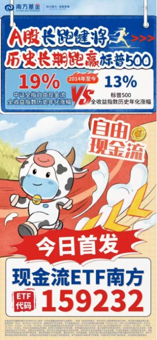 现金流ETF南方（159232）4月14日起发售