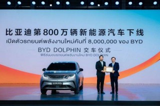 出海新篇章！比亚迪泰国工厂竣工，第800万辆新能源汽车同时下线