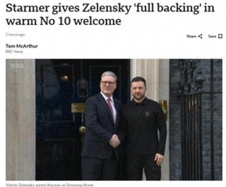 斯塔默向泽连斯基表示“完全支持” 英将向乌提供22.6亿英镑贷款