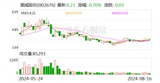顺威股份：上半年净利润同比增长34.52%