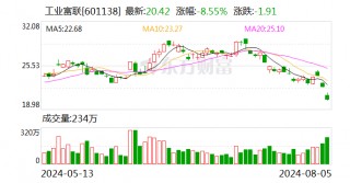 AI服务器需求强劲 工业富联上半年营收、净利均创同期新高