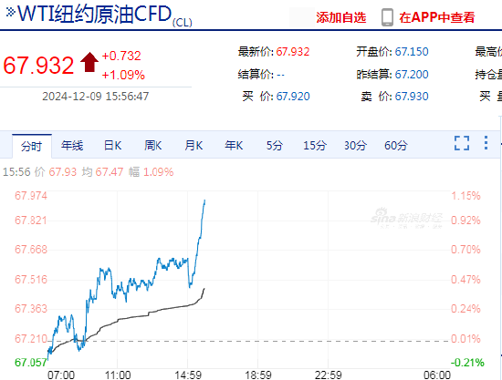 快讯：多数外盘商品期货价格快速拉升，新交所中国铁矿石指数期货、WTI原油期货、伦铜期货均日内涨超1%  第4张