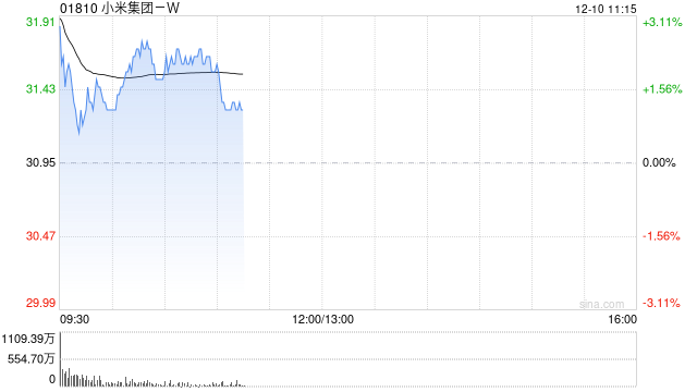 小米集团-W发行588.36万股代价股份  第1张