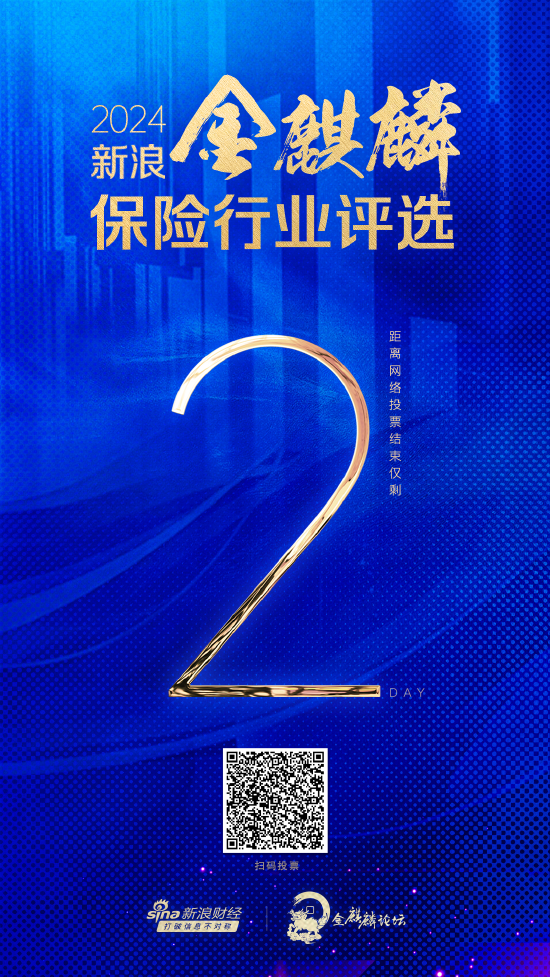 倒计时2天！2024新浪金麒麟保险行业评选 *** 投票通道即将关闭  第1张