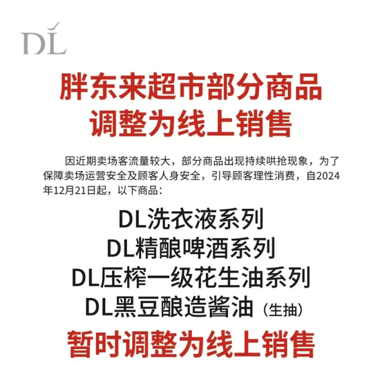 太火爆！出现持续哄抢，胖东来最新公告：部分商品改为线上销售！有 *** 博主称一次赚5万元，一个月采购3次  第1张