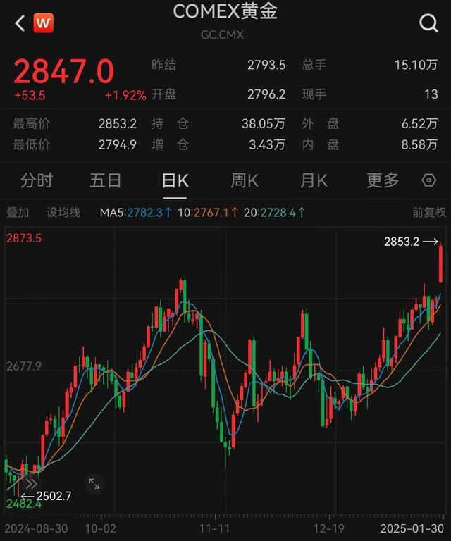 国际金价再创历史新高 关键因素还是特朗普  第2张