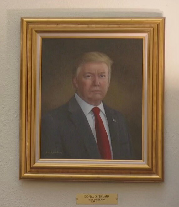 特朗普不满自己肖像画，画家回应：准确完成作品，其言论对我的生意直接造成负面影响  第1张