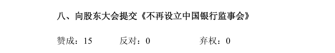 多家大行公告：不再设置监事会  第2张